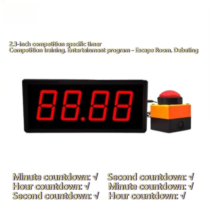 Digital Timer Countdown - Chronomètre de compétition à affichage numérique,