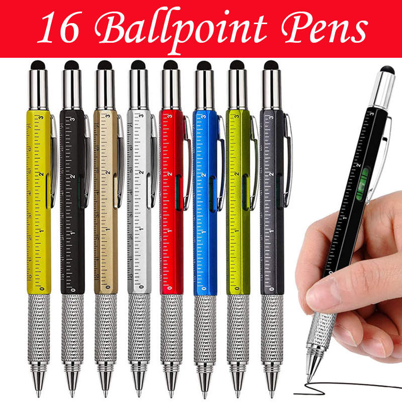 Cool Office Tech Gadgets - Stylos à bille multi-outils, outils cool,