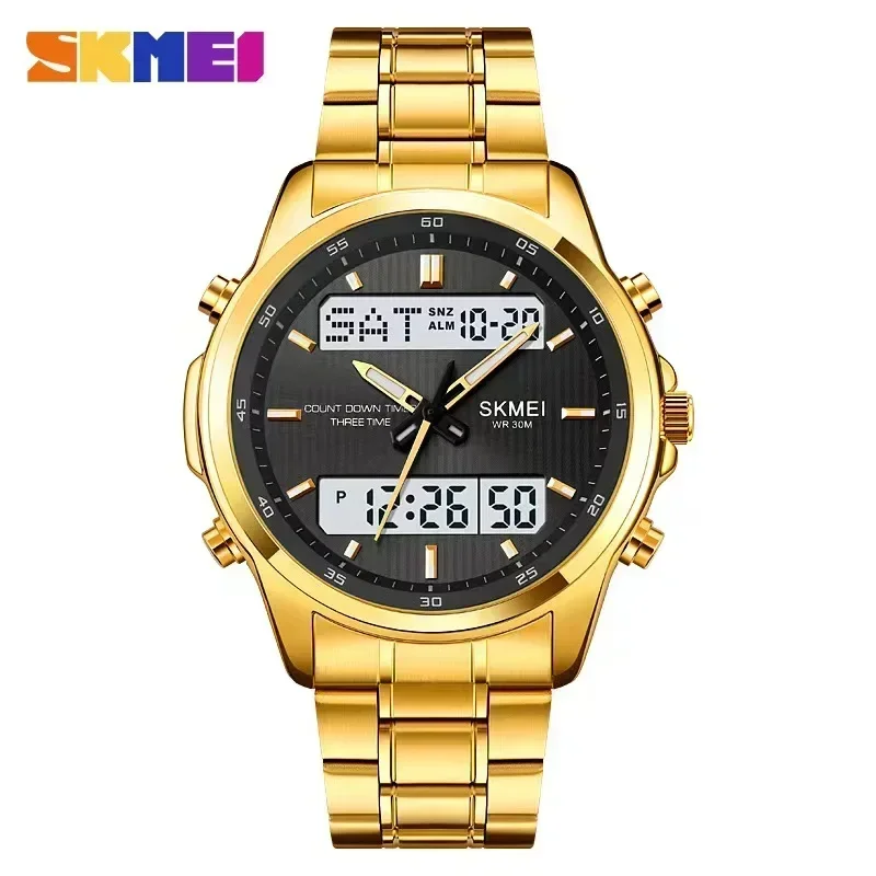 Digital Timer Countdown - SKMEI 2049 hommes rétro-éclairage Sport montre