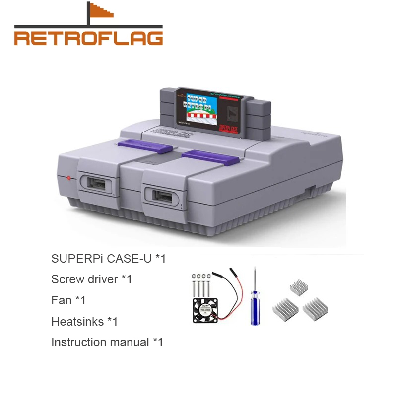 Raspberry Pi Keyboard - Boîtier Retroflag SuperPi avec arrêt sécurisé