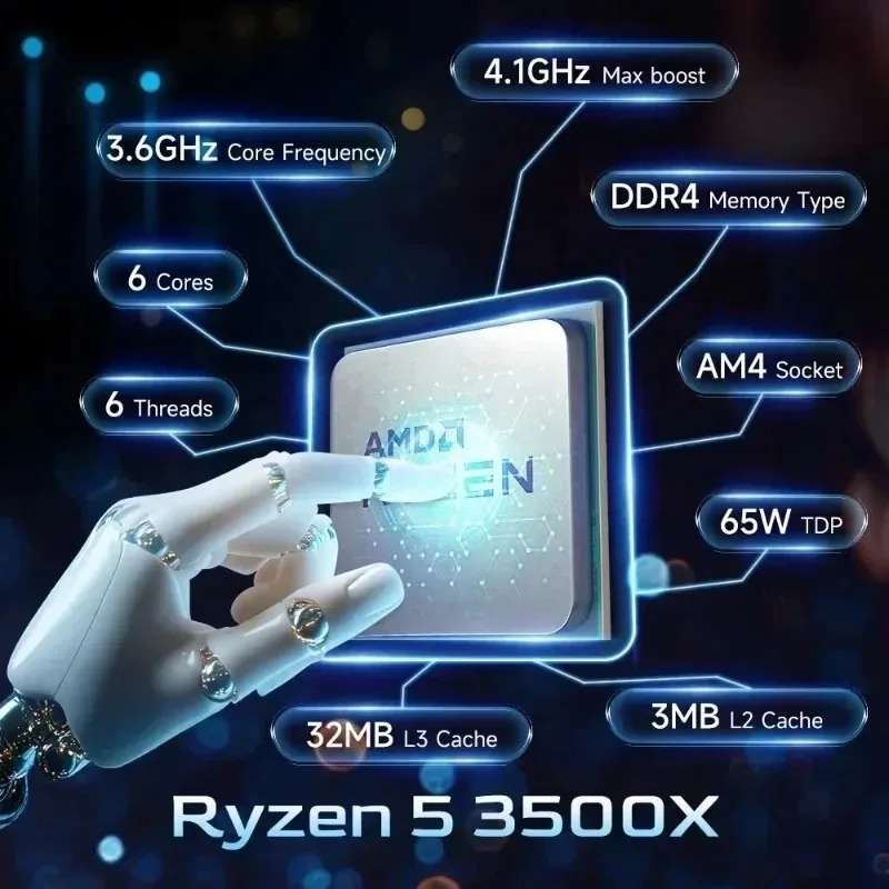 AMD R5 3500X Processeur Origin - Amd Cpu Ryzen 5 avis et prix
