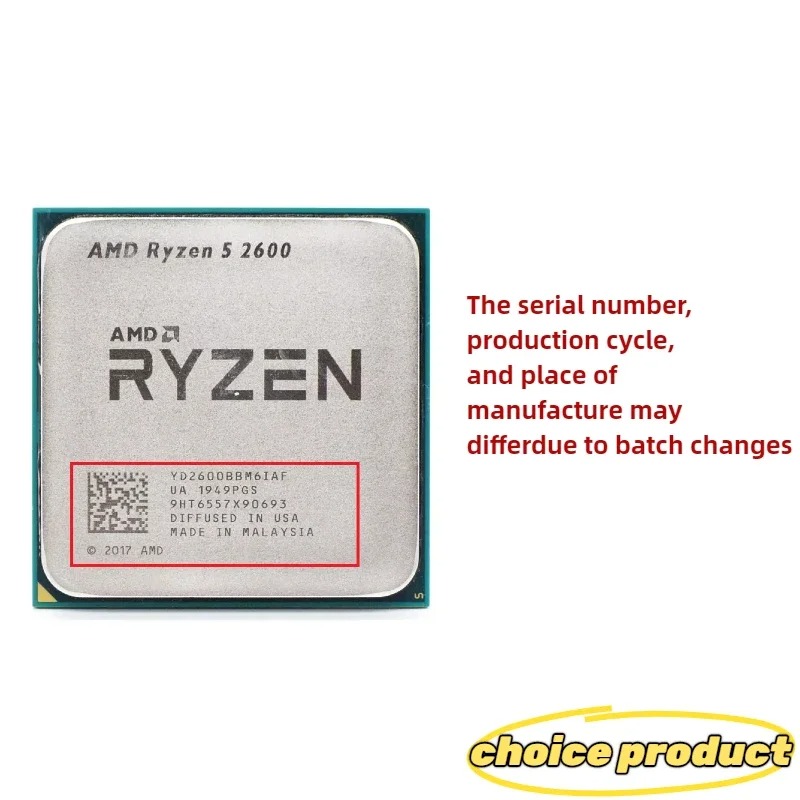 Processeur AMD Ryzen 5 R5 2600 - Amd Cpu Ryzen 5 avis et prix