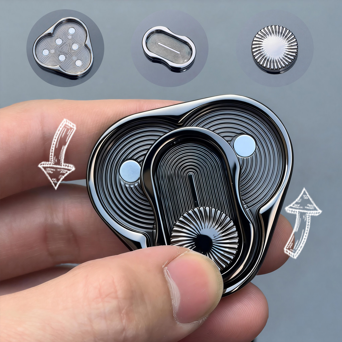 Triangle Magnetic Fidget Slide - Cool Office Tech Gadgets avis et prix
