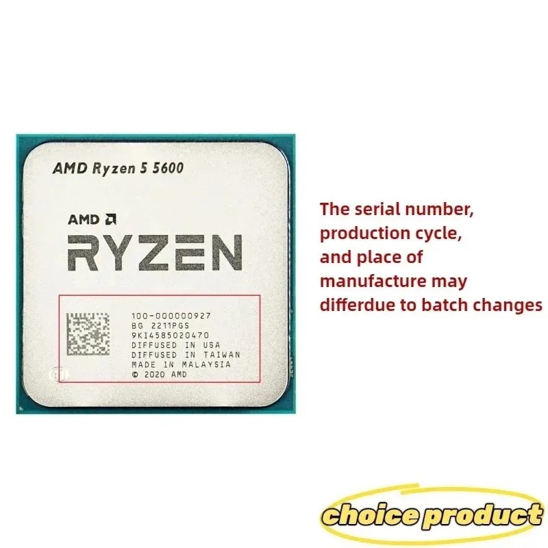 AMD Ryzen 5 5600 100% Neuf Pro - Amd Cpu Ryzen 5 avis et prix